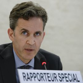 David Kaye, Sonderberichterstatter über die Förderung und den Schutz des Rechts auf Meinungsfreiheit und freie Meinungsäußerung (© UN Photo/Jean-Marc Ferré)