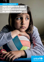 Mahi, acht Jahre, aus Syrien in einer Berliner Flüchtlingseinrichtung © UNICEF/DT2016-45763/Ashley Gilbertson / VII Photo 